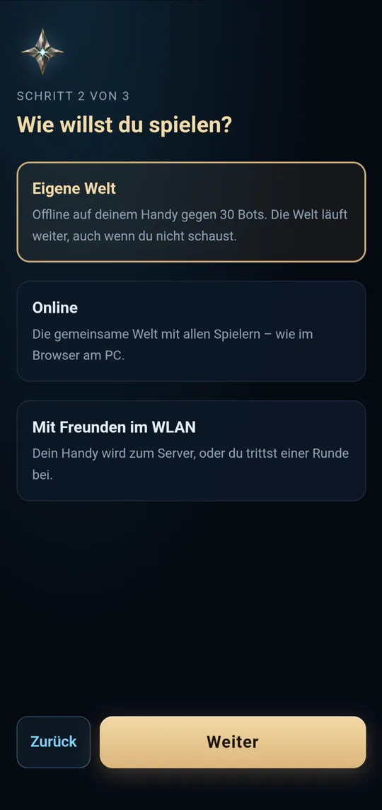 Sternenepoche-App: Einrichtung in drei Schritten